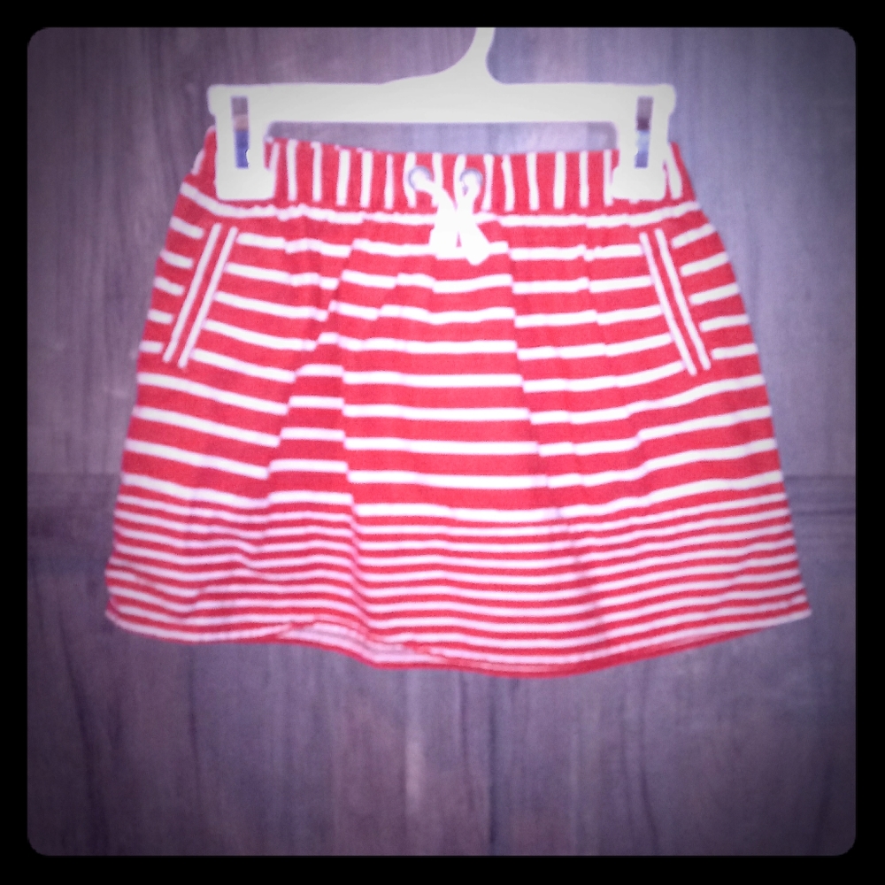 5T striped skirt
